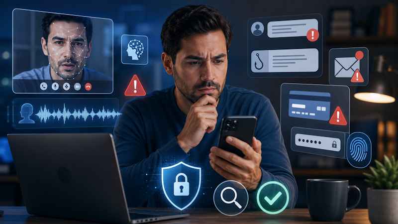 Alerte de sécurité affichée sur un ordinateur