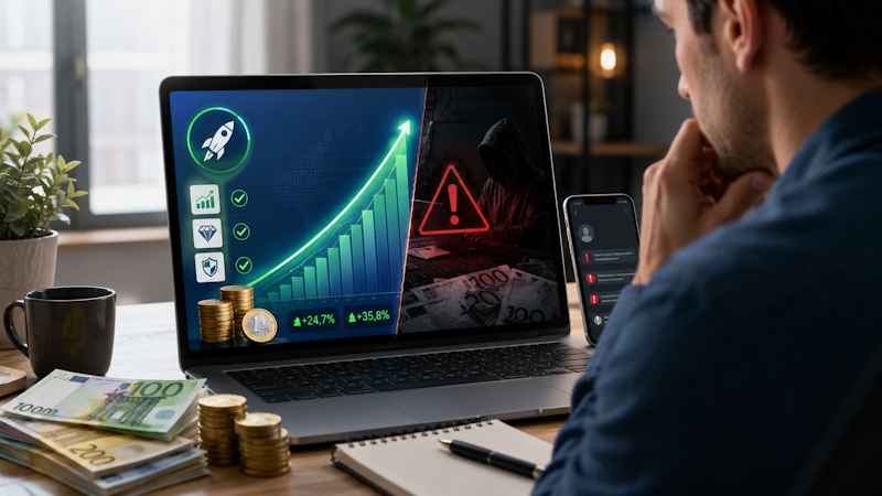 Investisseur confronté à une offre financière frauduleuse